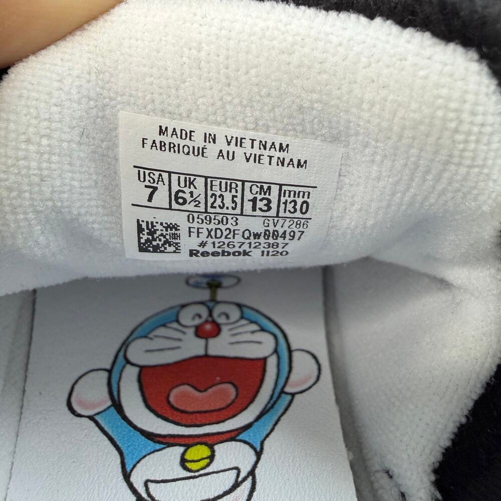 New Atmos x Doraemon x Reebok Insta Pump Fury Sneakers Size 7 - Picture 6 of 7
